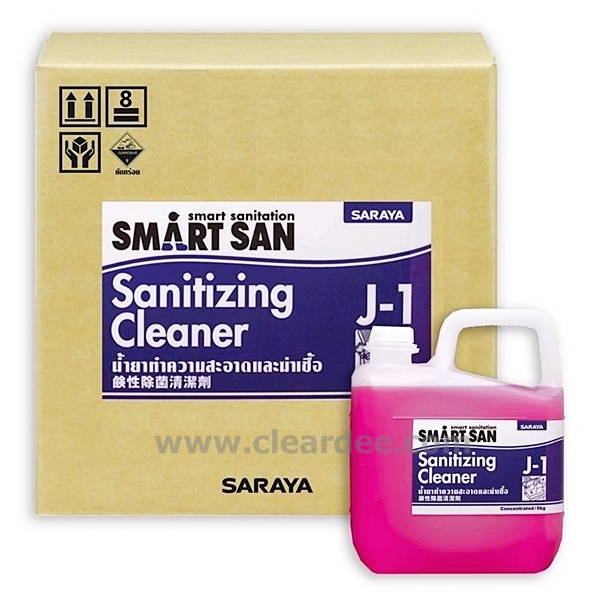 น้ำยาทำความสะอาดและฆ่าเชื้อ Sanitizing J-1 ( 3 แกลลอน )