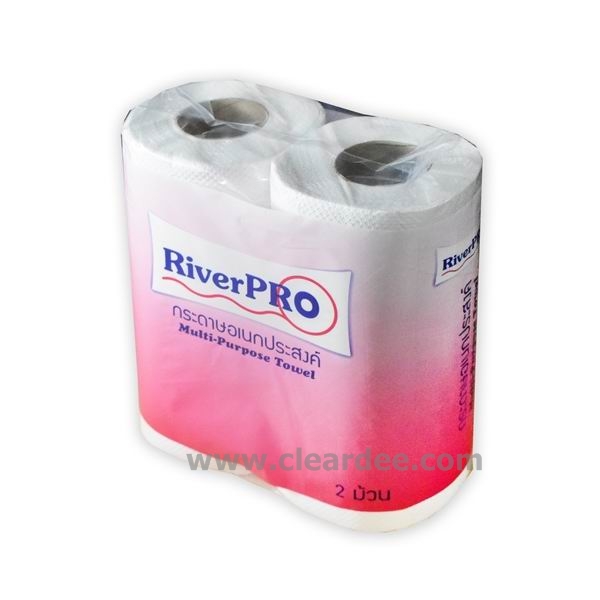กระดาษเช็ดอเนกประสงค์ RiverPro “ Roll Towel”